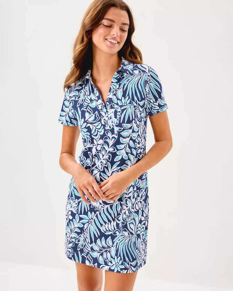 DUNE UPF 50+ SHORT SLEEVE SAPPHIRE POOL SUMMER SHORELINES
