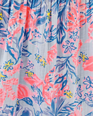 KIQUE LONG SLEEVE COVERUP MULTI ELEPHANT SPLASH