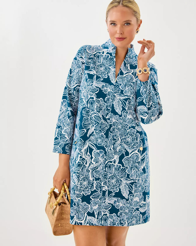 ROSIE DRESS STARLIGHT NAVY UNFORGETTABLE