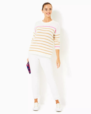 KYREN SWEATER COCONUT NEVER ENDING STRIPE