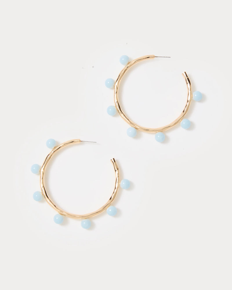 WAVE N SEA HOOP EARRINGS BLUETTE