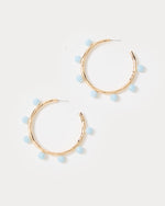 WAVE N SEA HOOP EARRINGS BLUETTE