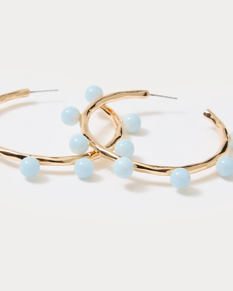 WAVE N SEA HOOP EARRINGS BLUETTE