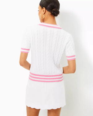 SUZETTE SWEATER RESORT WHITE