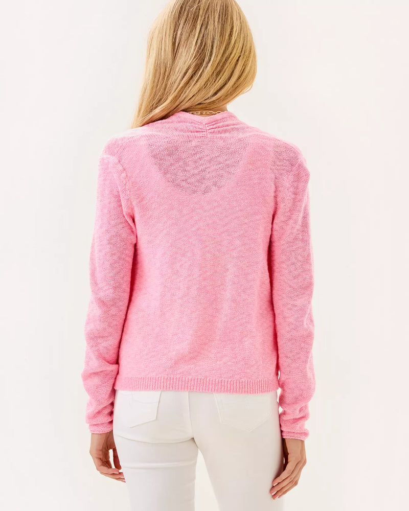 FARETTA CARDIGAN CONCH SHELL PINK