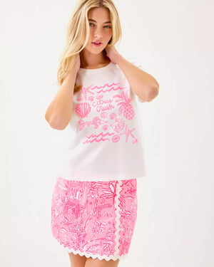 MICHELINA MINI SKORT CONCH SHELL PINK PENNYS PLAYGROUND