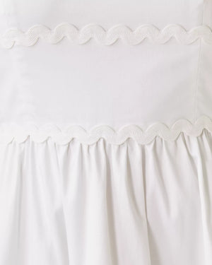 ANGELYNN STRETCH DRESS RESORT WHITE