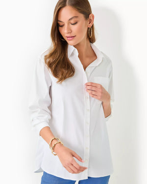 THE RELAXED LILLY SHIRT RESORT WHITE