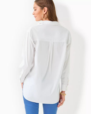 THE RELAXED LILLY SHIRT RESORT WHITE