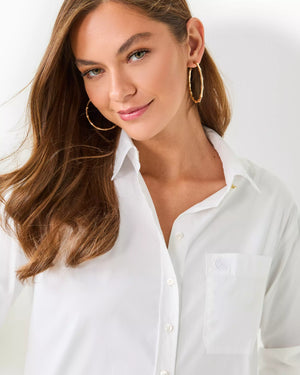 THE RELAXED LILLY SHIRT RESORT WHITE