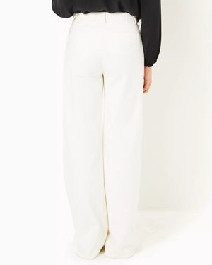 COLLETTI HIGH RISE TROUSER COCONUT