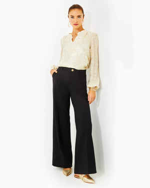 COLLETTI HIGH RISE TROUSER NOIR