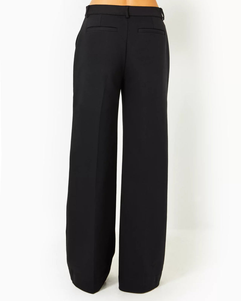 COLLETTI HIGH RISE TROUSER NOIR