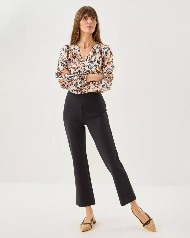 CHRISTABEL PONTE CROP FLARE NOIR