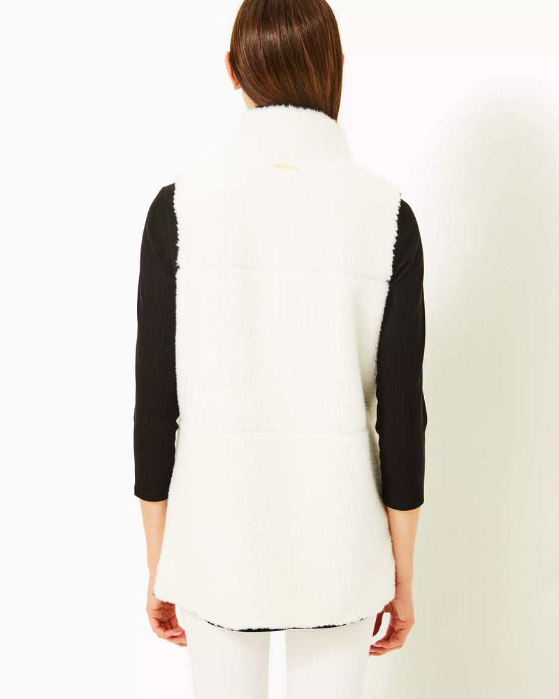 GRAYCELE SHERPA VEST COCONUT