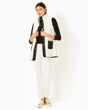 GRAYCELE SHERPA VEST COCONUT