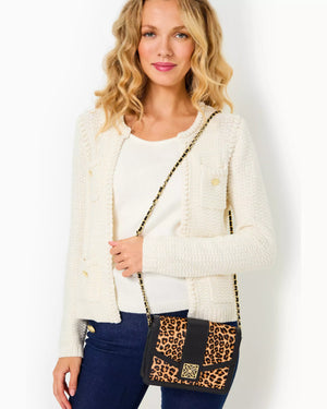 DOBSON CROSSBODY MULTI LEOPARD HAIRCALF