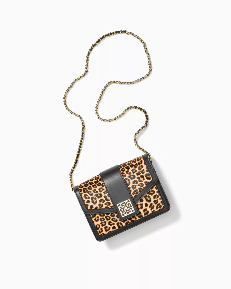 DOBSON CROSSBODY MULTI LEOPARD HAIRCALF