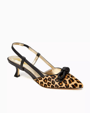 PALMA SLINGBACK KITTEN HEEL MULTI LEOPARD HAIRCALF