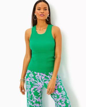 ESLI SWEATER TANK BRAZILIAN GREEN