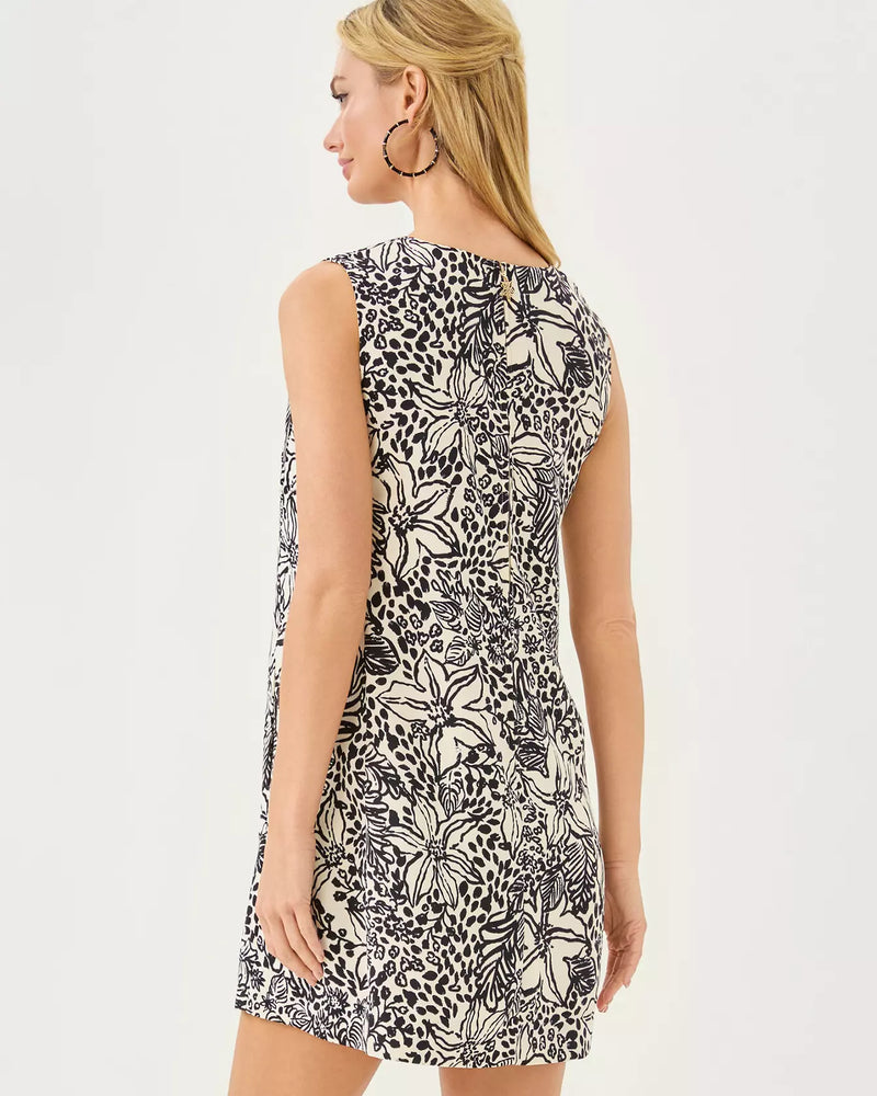 EDITA SHIFT ONYX LOTS TO SPOT ENGINEERED WOVEN SHIFT