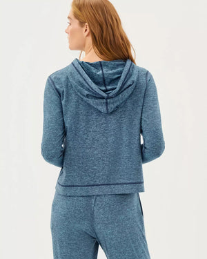 ASENA UPF 50+ HOODIE LOW TIDE NAVY X TANGIER TEAL