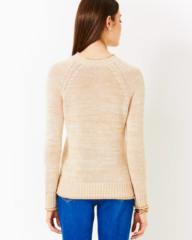 DEBA SWEATER WICKER TAN MARL