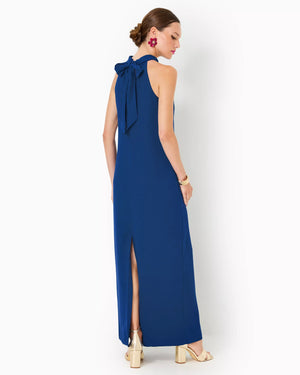 ALARIC MAXI DRESS BLUE MED