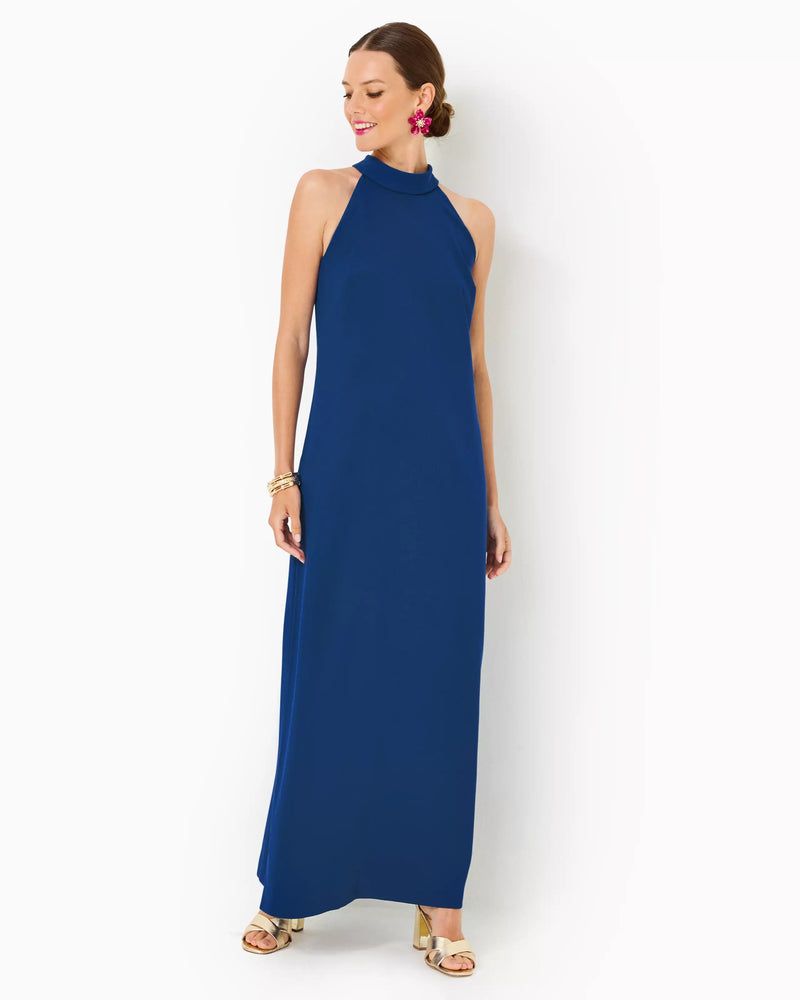 ALARIC MAXI DRESS BLUE MED