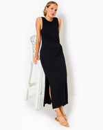 BRYSON SLEEVELESS MAXI DRESS NOIR