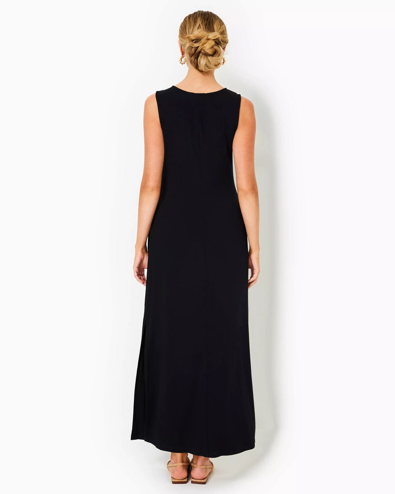 BRYSON SLEEVELESS MAXI DRESS NOIR