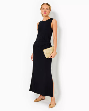 BRYSON SLEEVELESS MAXI DRESS NOIR