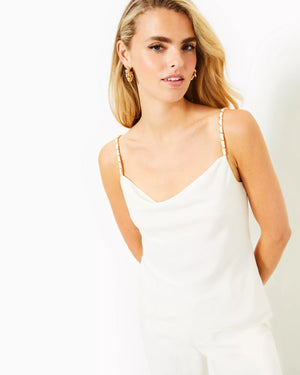 AXLER BIAS SILK CAMI COCONUT