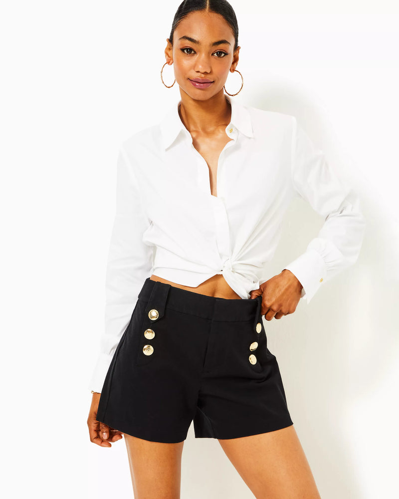 PARRISH HIGH RISE SHORT NOIR