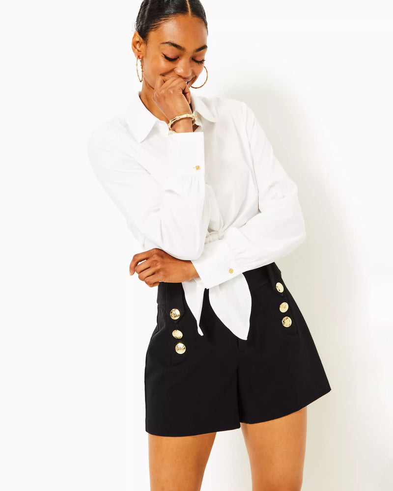 PARRISH HIGH RISE SHORT NOIR