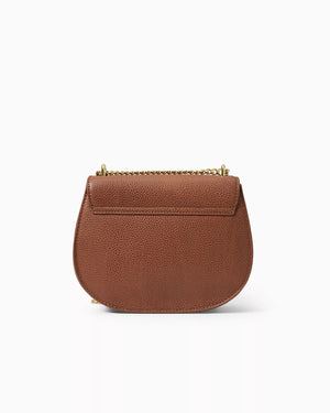 SIRENA LEATHER CROSSBODY BUNGALOW BROWN