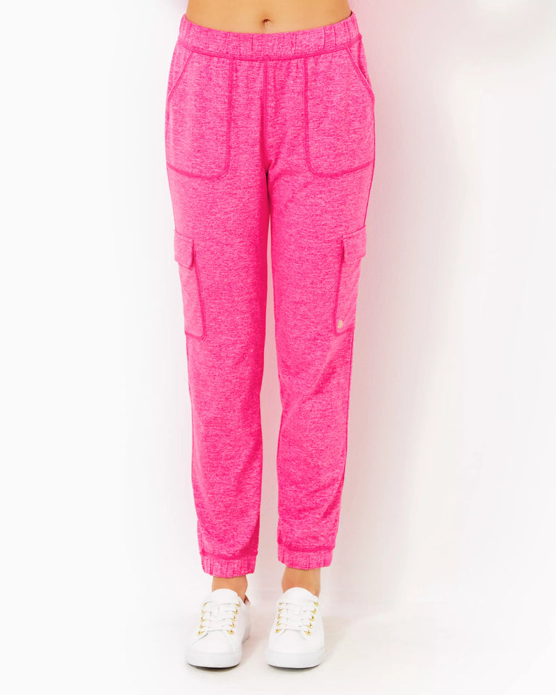 EVA UPF 50+ PANT HEATHERED PASSION FRUIT PINK