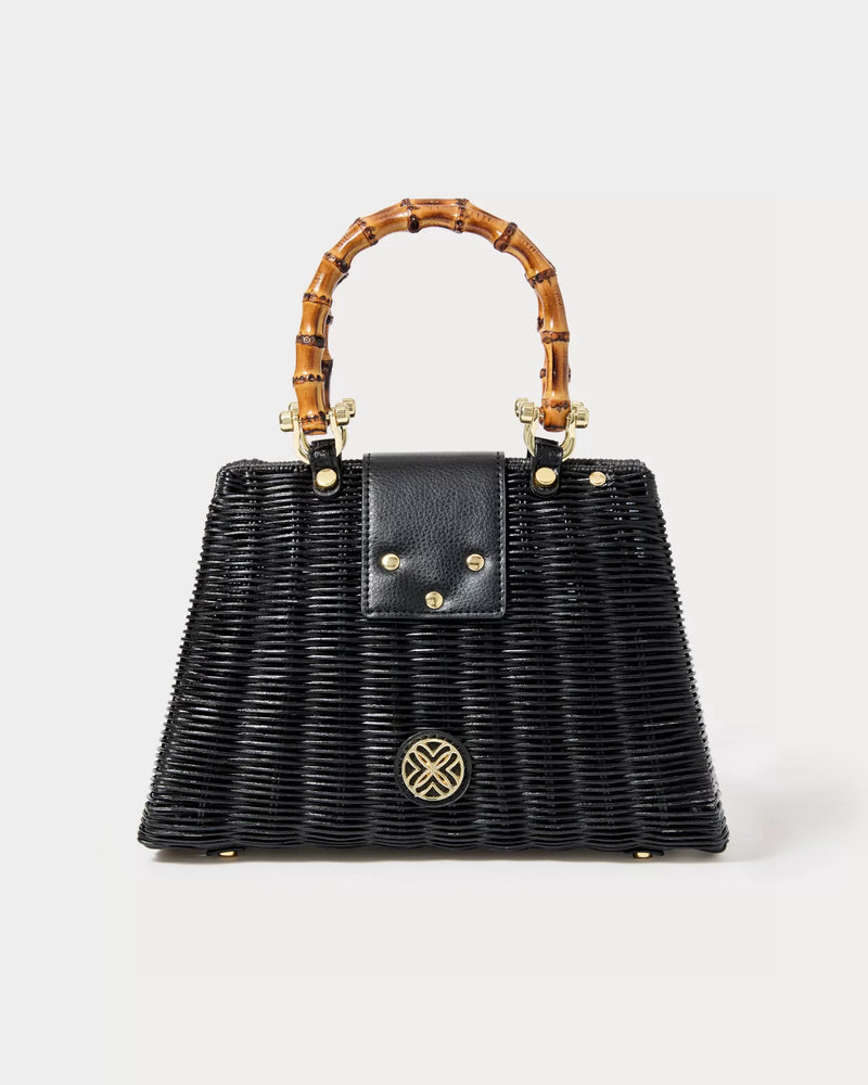 LEENA TOP HANDLE BAG NOIR