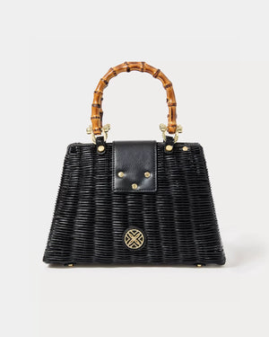 LEENA TOP HANDLE BAG NOIR
