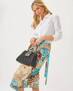 LEENA TOP HANDLE BAG NOIR