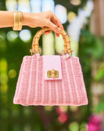 LEENA TOP HANDLE BAG PINK MUSE