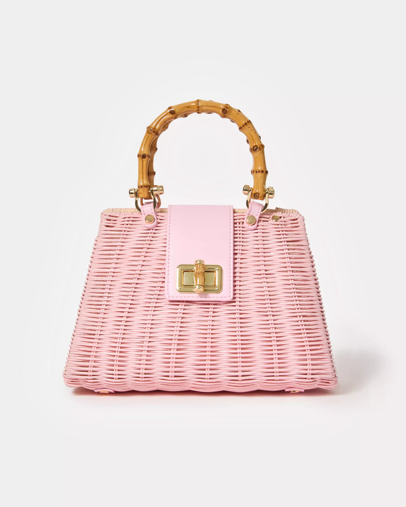 LEENA TOP HANDLE BAG PINK MUSE