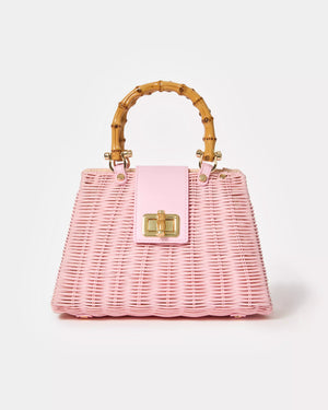 LEENA TOP HANDLE BAG PINK MUSE