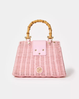 LEENA TOP HANDLE BAG PINK MUSE