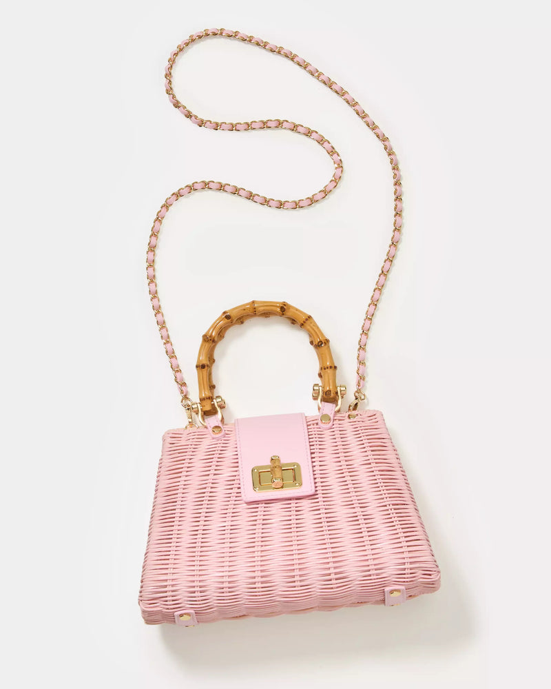 LEENA TOP HANDLE BAG PINK MUSE