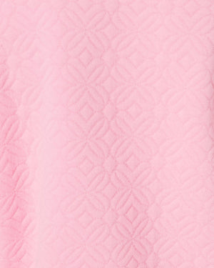 ELENI PULLOVER CONCH SHELL PINK BUTTERFLY QUILTED KNIT