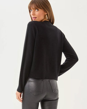 TIPPERY CASHMERE CARDIGAN BLACK