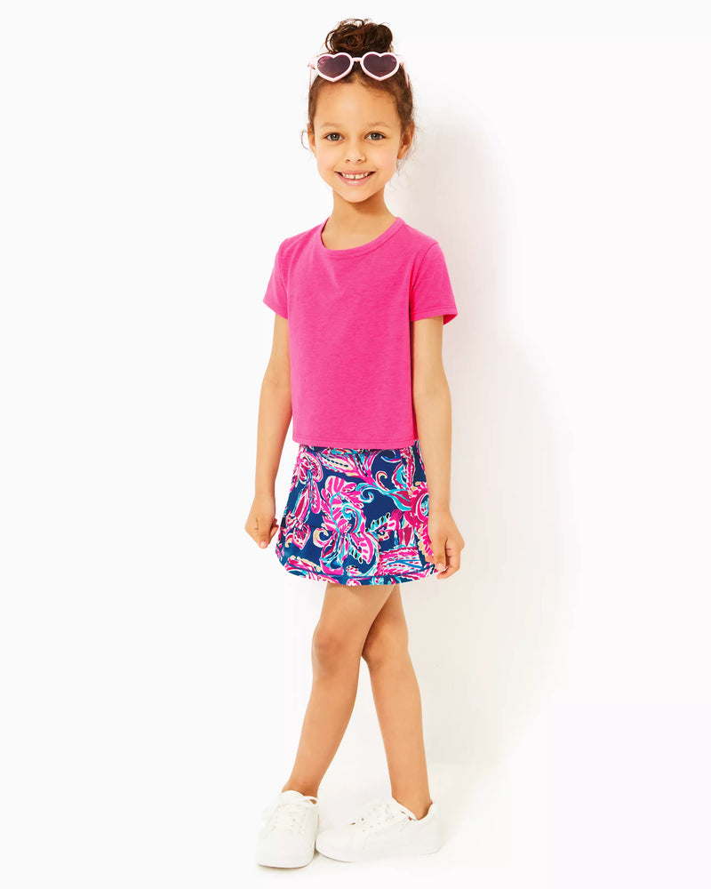 GIRLS MINI CASCADIA SKORT UPF 50 MULTI FLITTING ABOUT