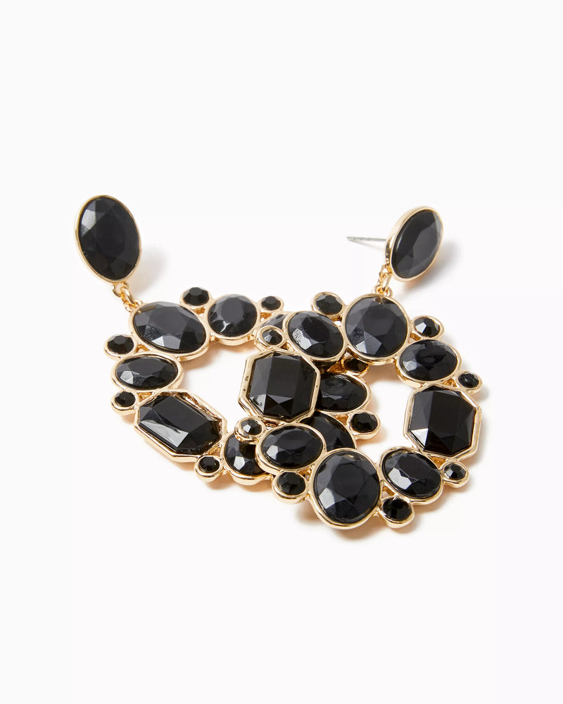 SECRET SOIREE EARRINGS NOIR