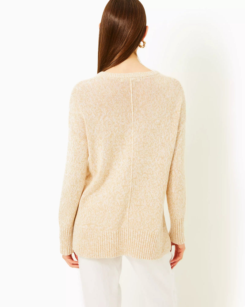 BEDFORD SWEATER WICKER TAN MARL